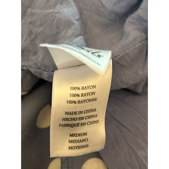 Rails Women's Periwinkle Leanne Polka Dot Wrap Dress Medium Mini Ruffle Trim - Picture 6 of 6